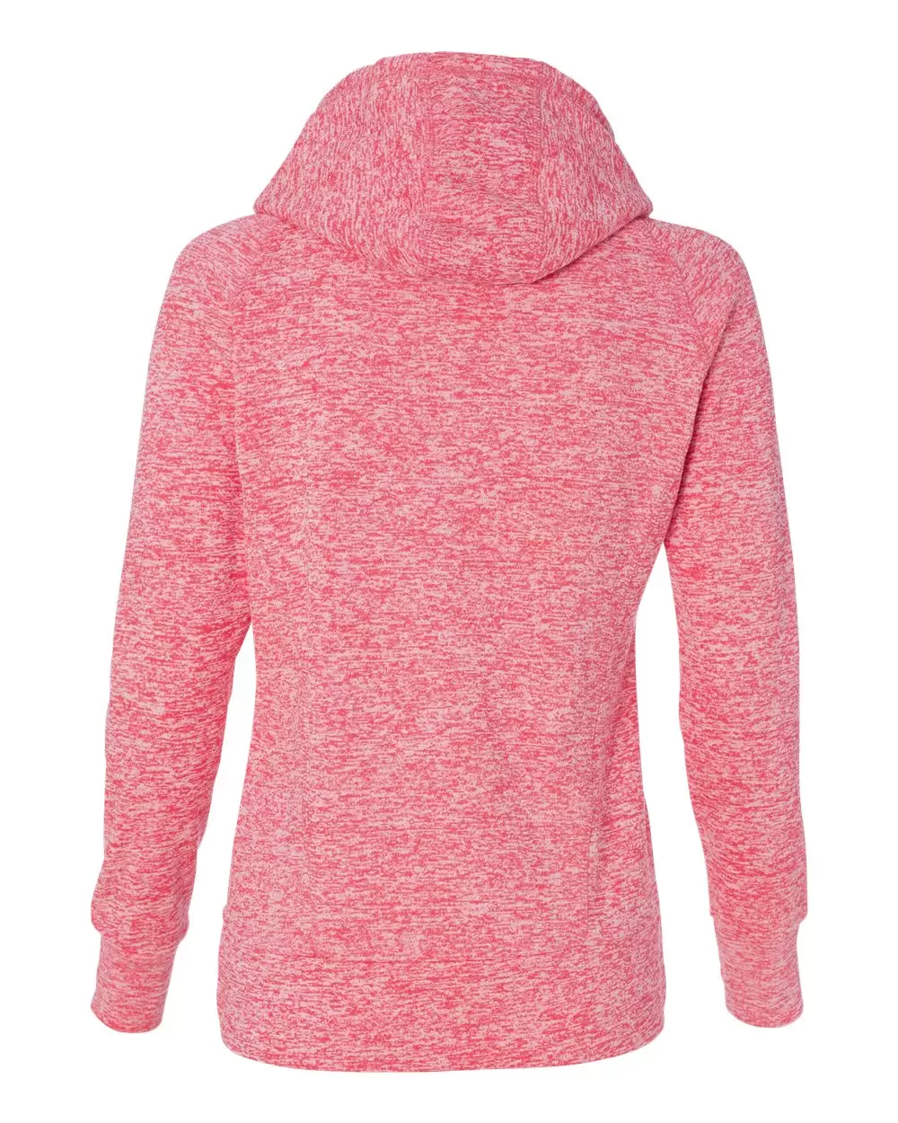 8616 J. America - Women's Cosmic Poly Contrast Hooded Pullover Sweatshirt SKU: 8616