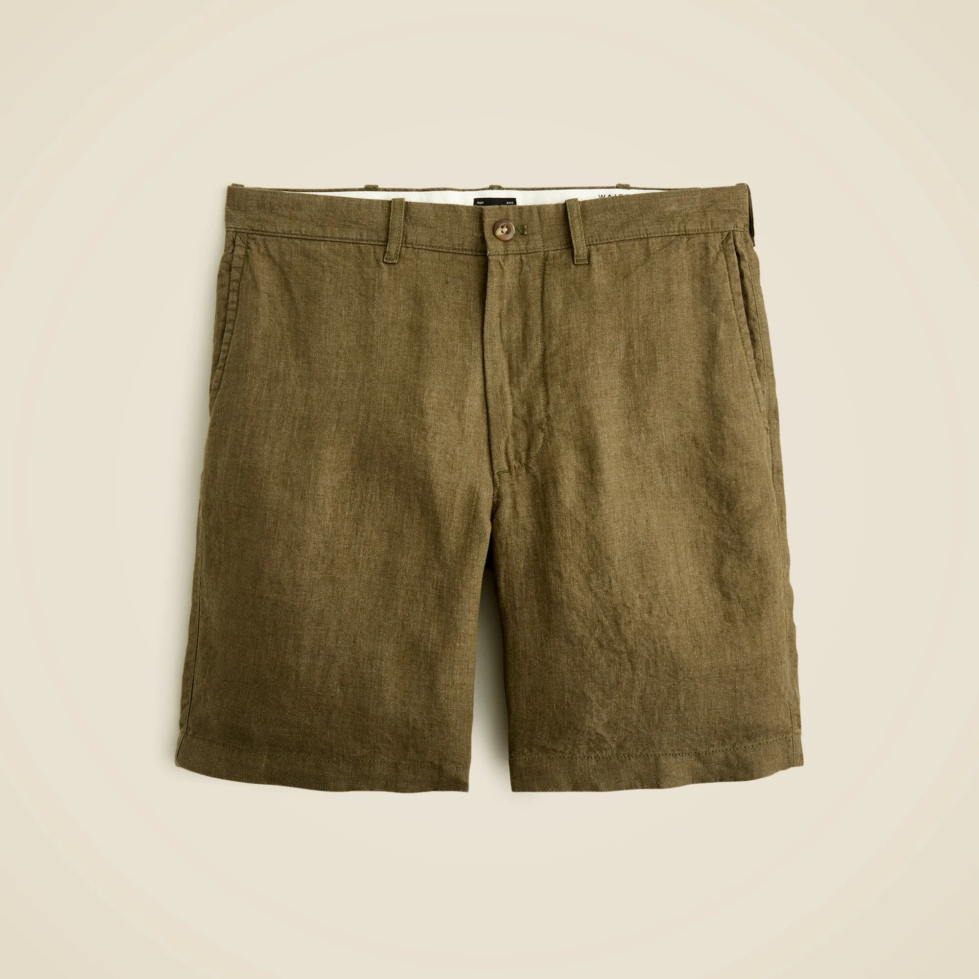 9" linen short