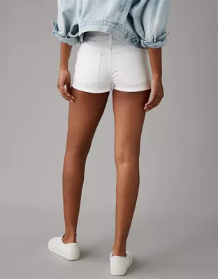 AE Next Level High-Waisted Denim Short Short-