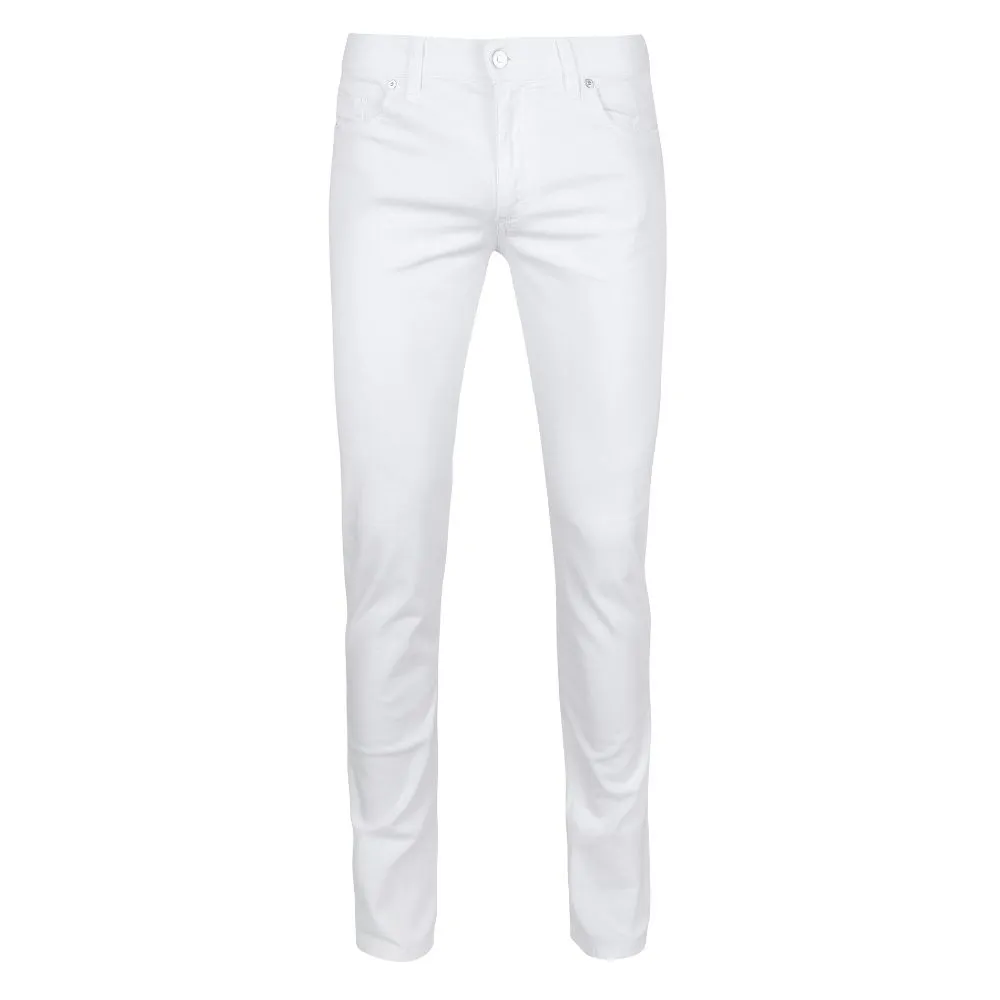 Alberto Modern Fit White Jeans | Menswear Online