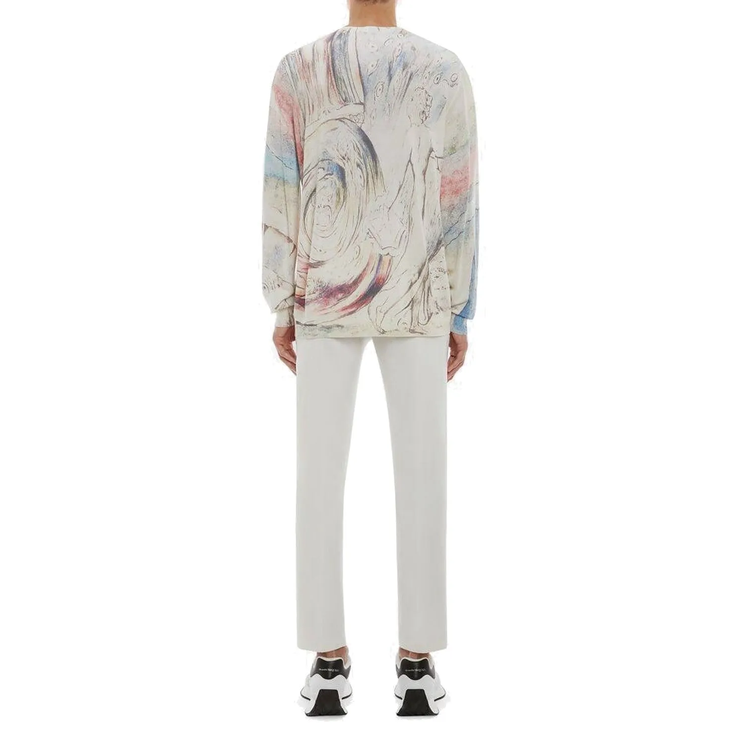 Alexander McQueen    Alexander Mcqueen William Blake Dante Print Pullover