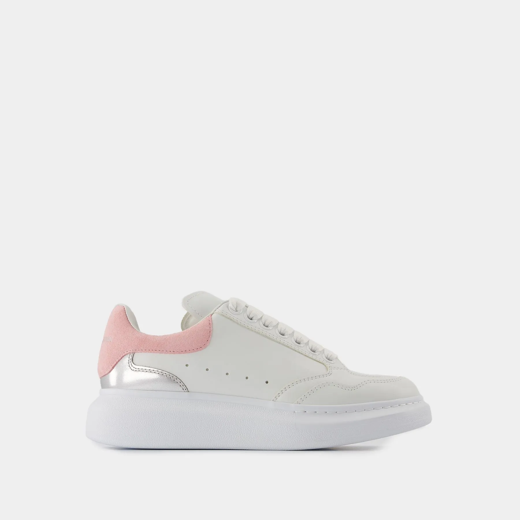 Alexander McQueen  Oversized Sneakers - Alexander McQueen - Leather - White/Pink