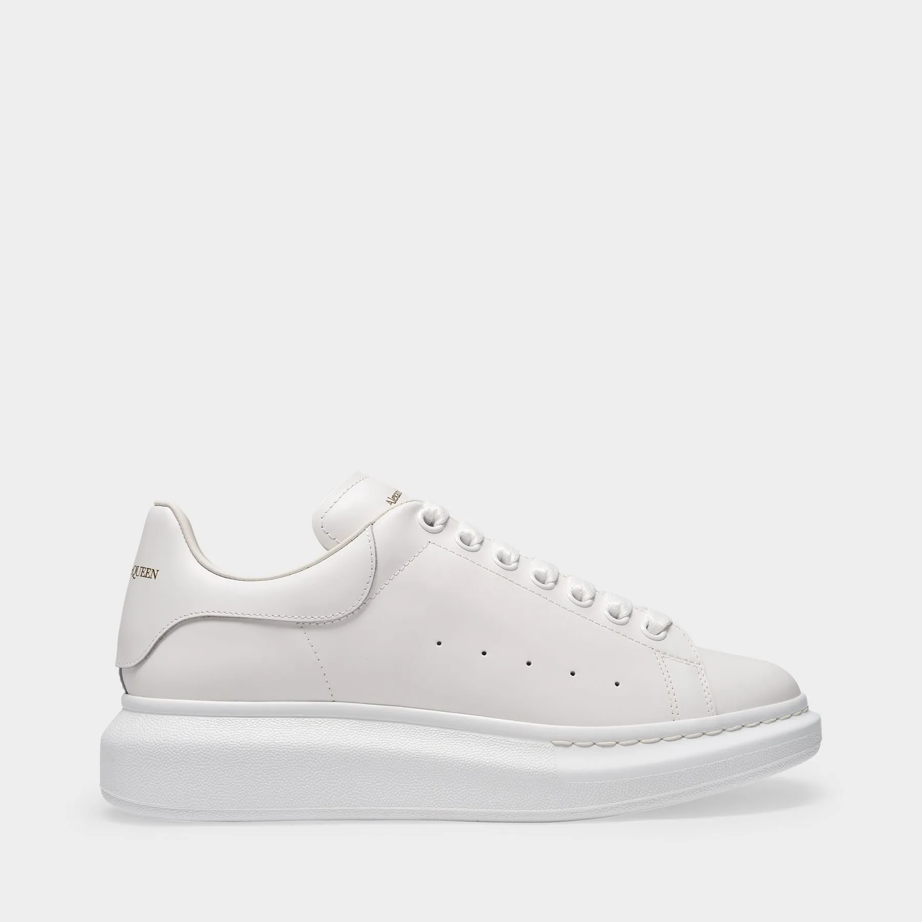 Alexander McQueen  Oversized  Sneakers - Alexander Mcqueen - White/White - Leather