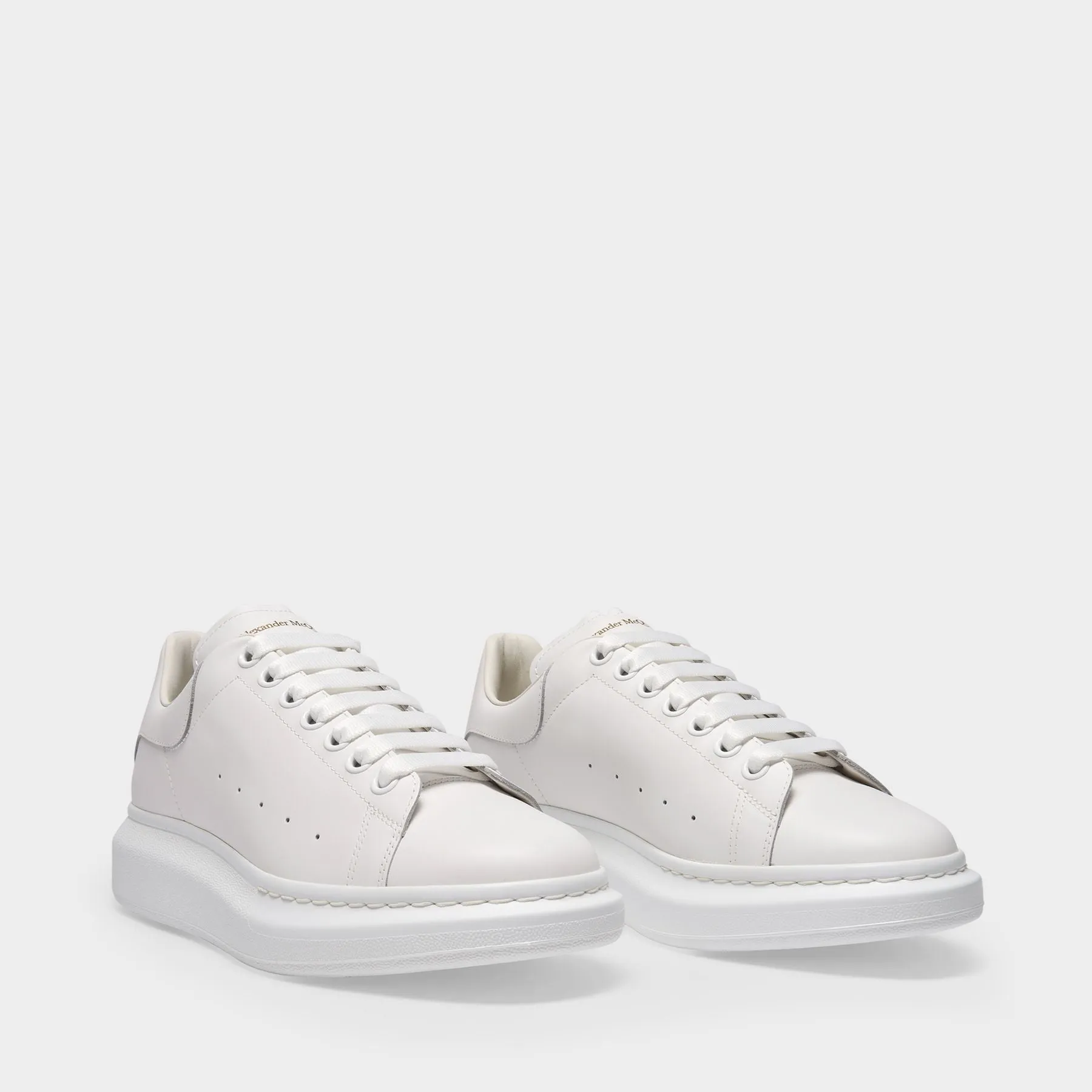 Alexander McQueen  Oversized  Sneakers - Alexander Mcqueen - White/White - Leather