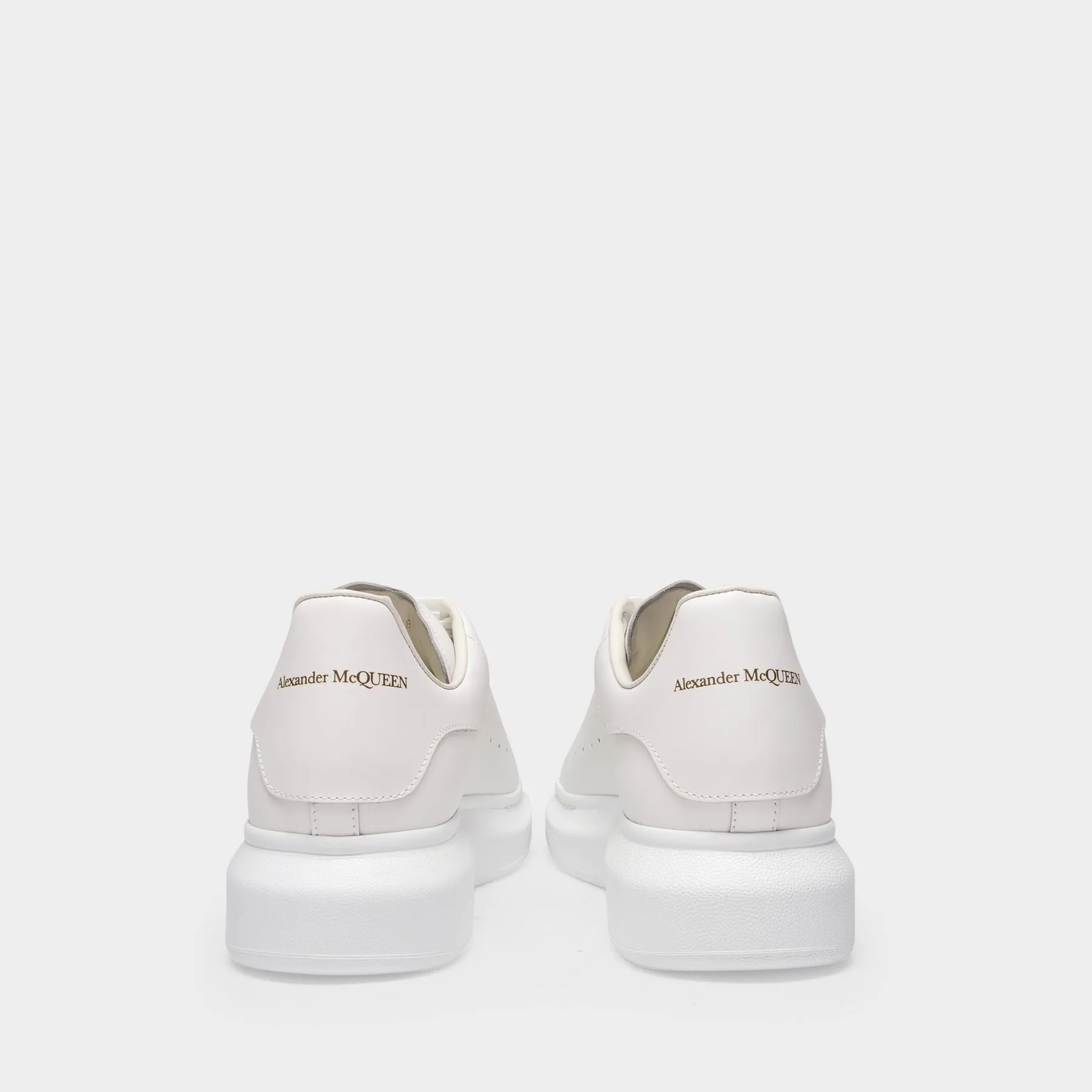 Alexander McQueen  Oversized  Sneakers - Alexander Mcqueen - White/White - Leather