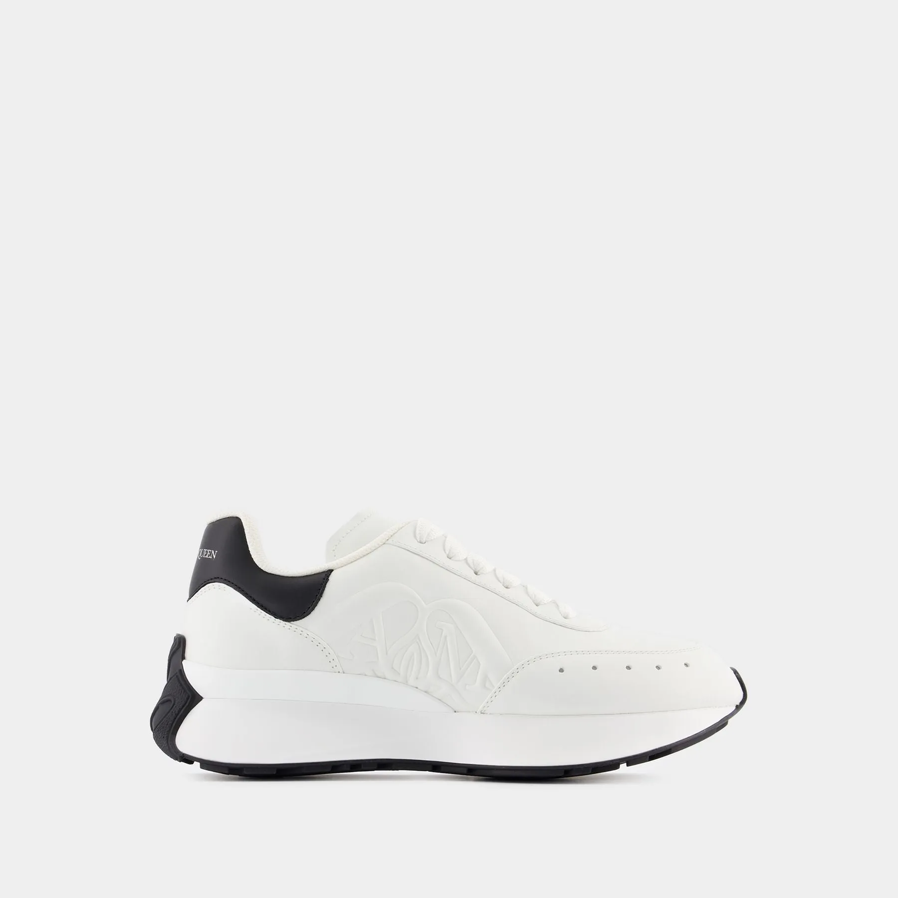 Alexander McQueen  Sprint Runner Sneakers - Alexander McQueen - Leather - White/Black