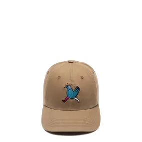 ANNOYED CHICKEN 6 PANEL HAT KHAKI | Bodega