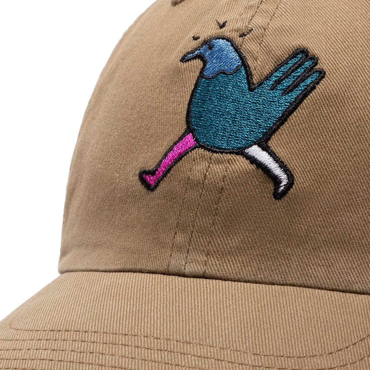 ANNOYED CHICKEN 6 PANEL HAT KHAKI | Bodega