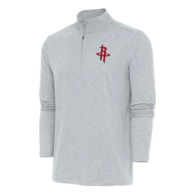 Antigua Houston Rockets Hunk 1/4 Zip Pullover Long Sleeve 1/4 Zip