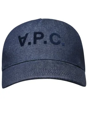 A.P.C.    A.P.C. Blue Cotton Eden Hat