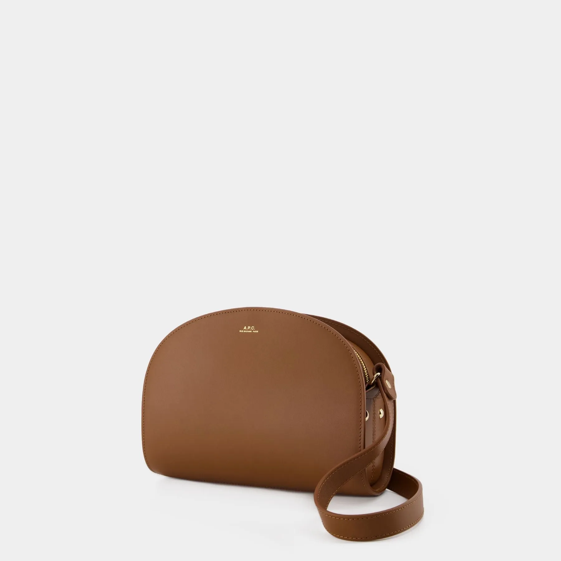 A.P.C.  Demi-Lune Bag - A.P.C. - Leather - Beige