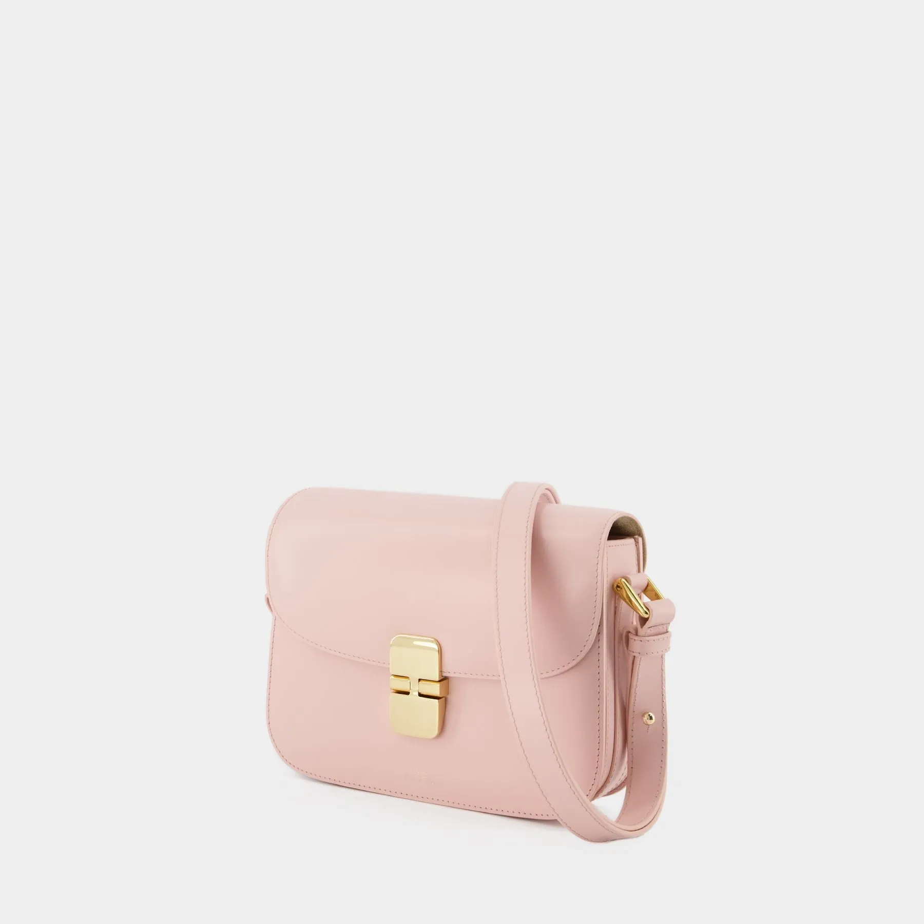 A.P.C.  Grace Small Bag - A.P.C. - Leather - Pink Beige