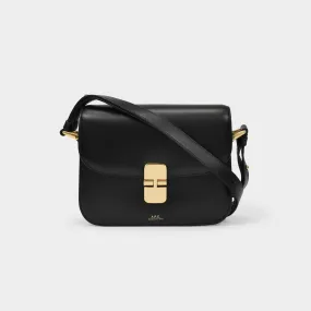 A.P.C.  Grace Small Hobo Bag - A.P.C. - Black - Leather