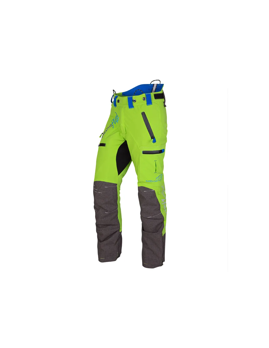 Arbortec - AT4070 Breatheflex Pro Class 1 Chainsaw Trousers Lime Green - 2020ppe Size XS Leg Size Reg Leg