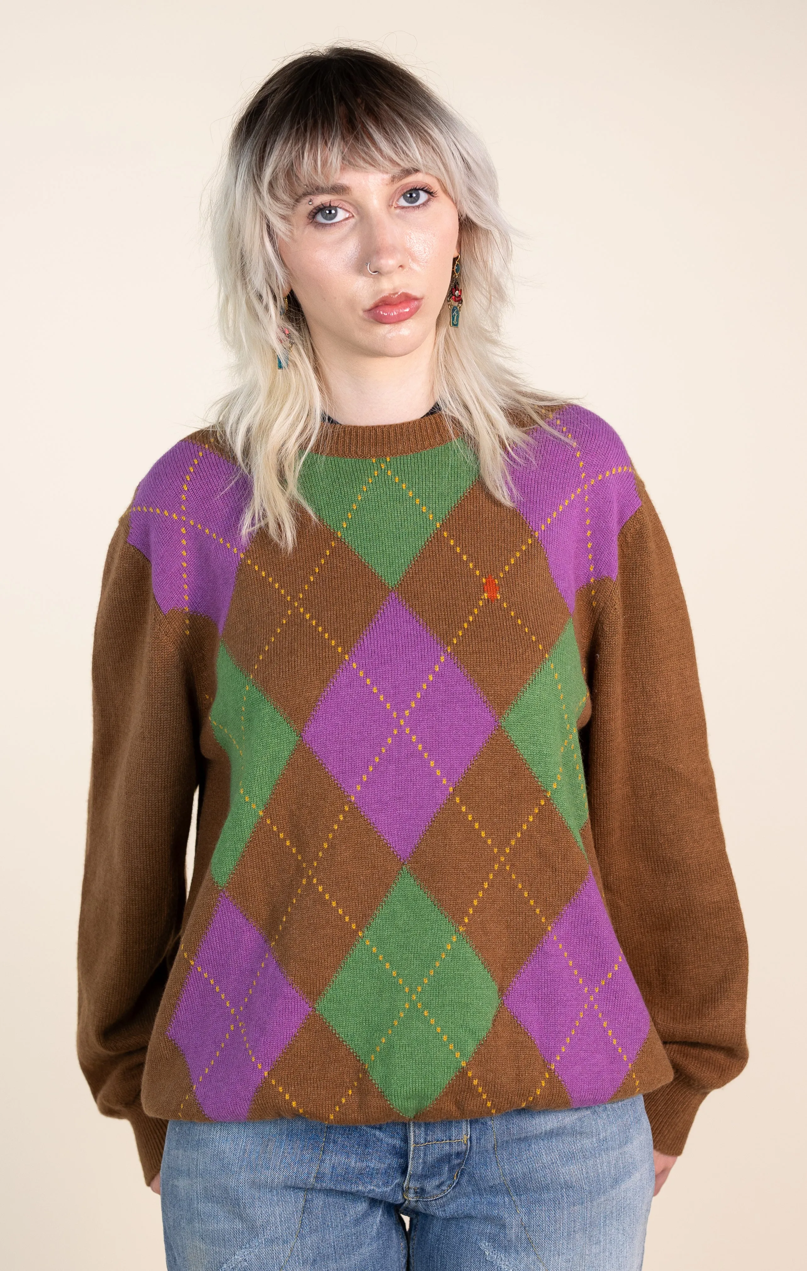 Argyle jumper | ThriftTale