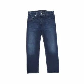 Armani Junior Dark Blue Jeans For Children And Teenager