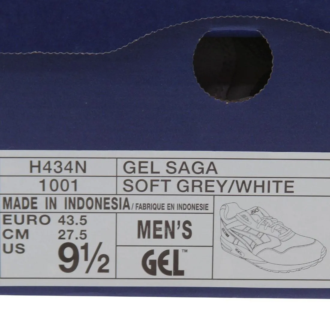 Asics Tiger Men Gel-Saga (gray / soft gray / white)