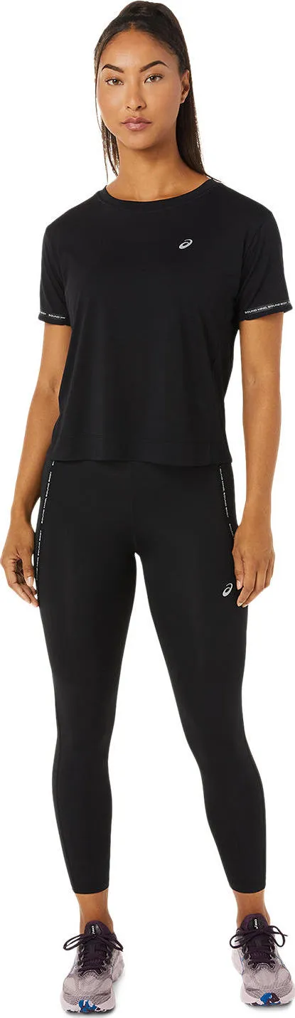 Asics Women's Race High Waist Tight Performance Black | Buy Asics Women's Race High Waist Tight Performance Black here