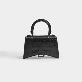 Balenciaga  Hourglass Xs Bag - Balenciaga -  Black - Leather