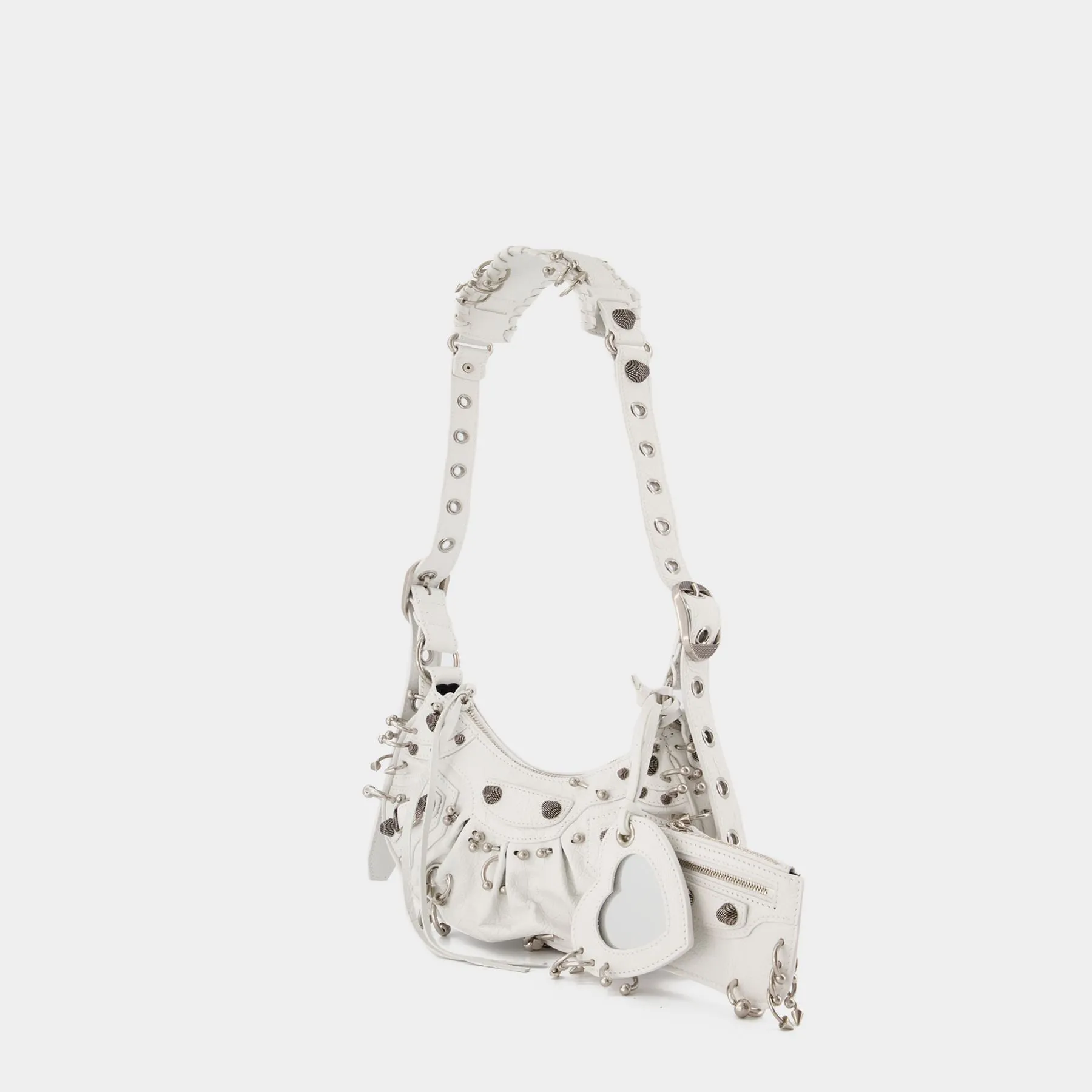 Balenciaga  Le Cagole Sho Xs Bag - Balenciaga - Optic White - Leather