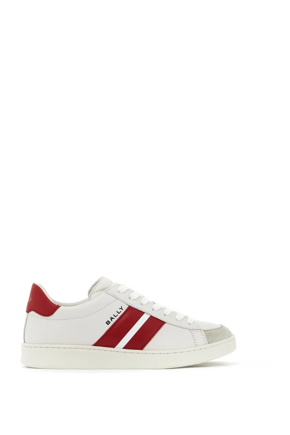 Bally    Bally Smooth Leather Thiago Sneakers In