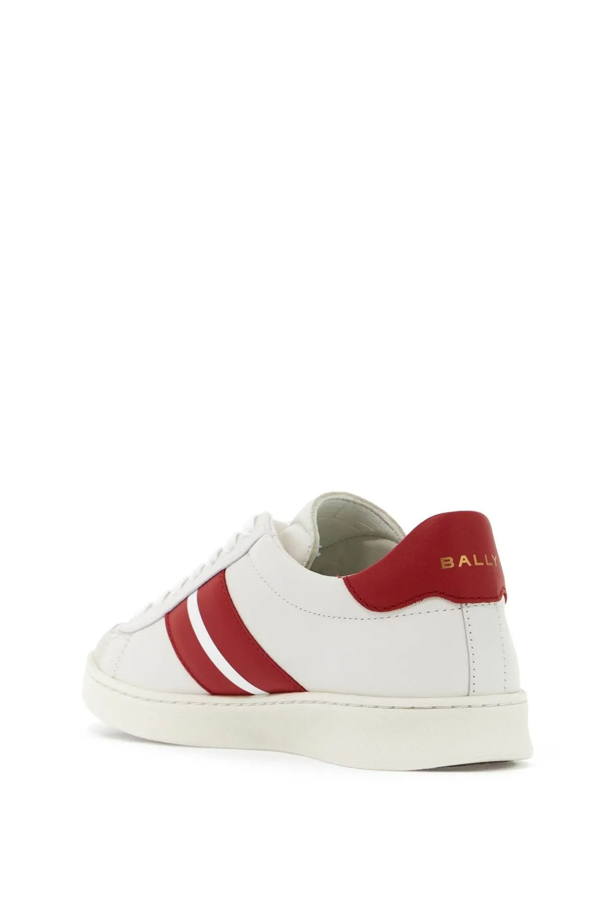 Bally    Bally Smooth Leather Thiago Sneakers In