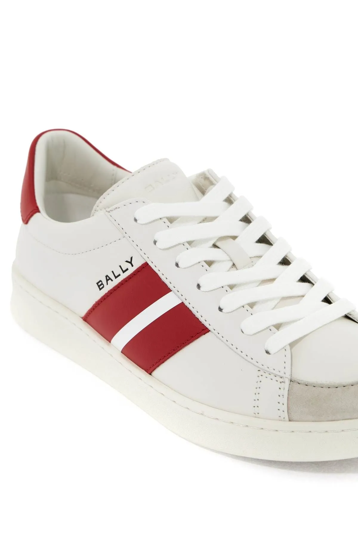 Bally    Bally Smooth Leather Thiago Sneakers In