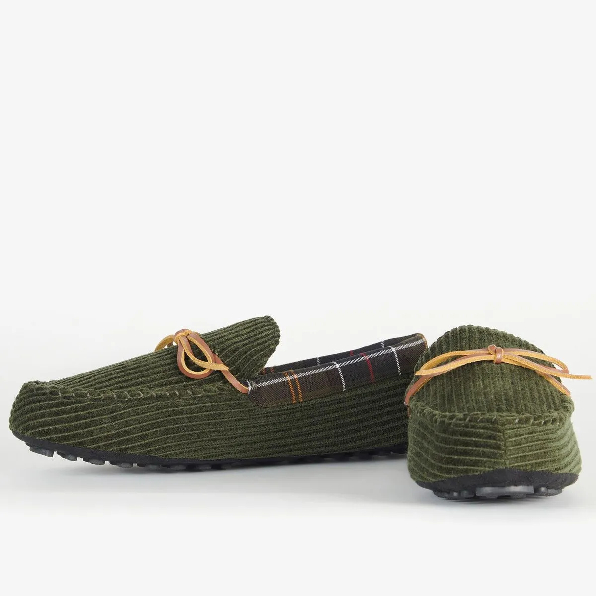 Barbour Tueart Men's Slipper | Olive Cord