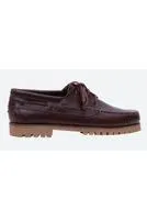 Barker mens shoes Brixham in Mid brown waxy