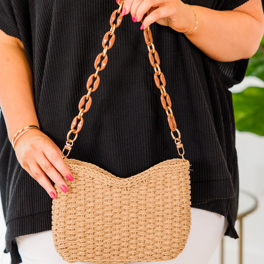 Beach Blossom Handbag, Taupe