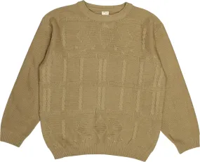 Beige Patterned Jumper | ThriftTale