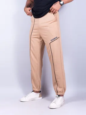 Beige Tistabene Printed Cotton Joggers