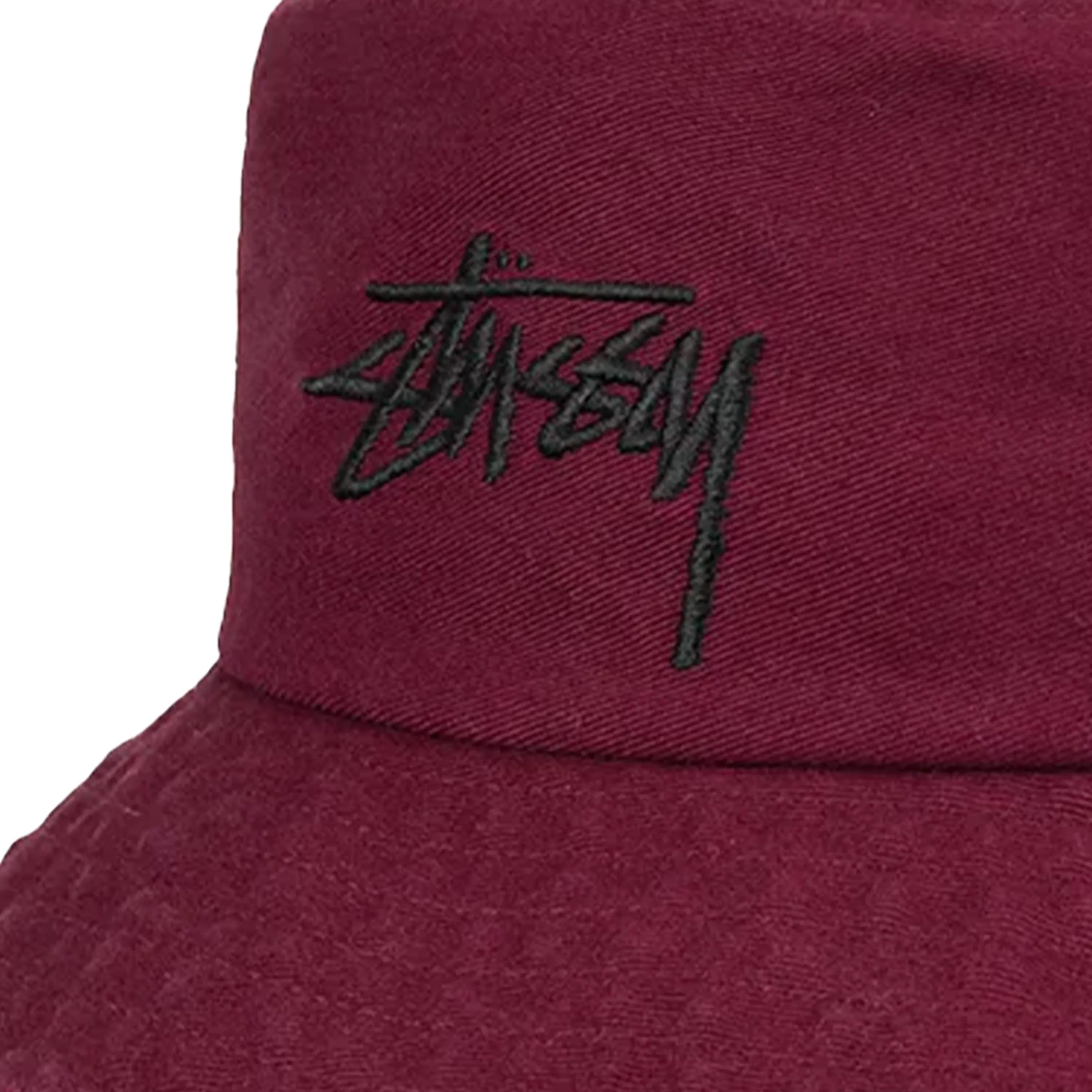 BIG STOCK BUCKET HAT BURGUNDY | Bodega