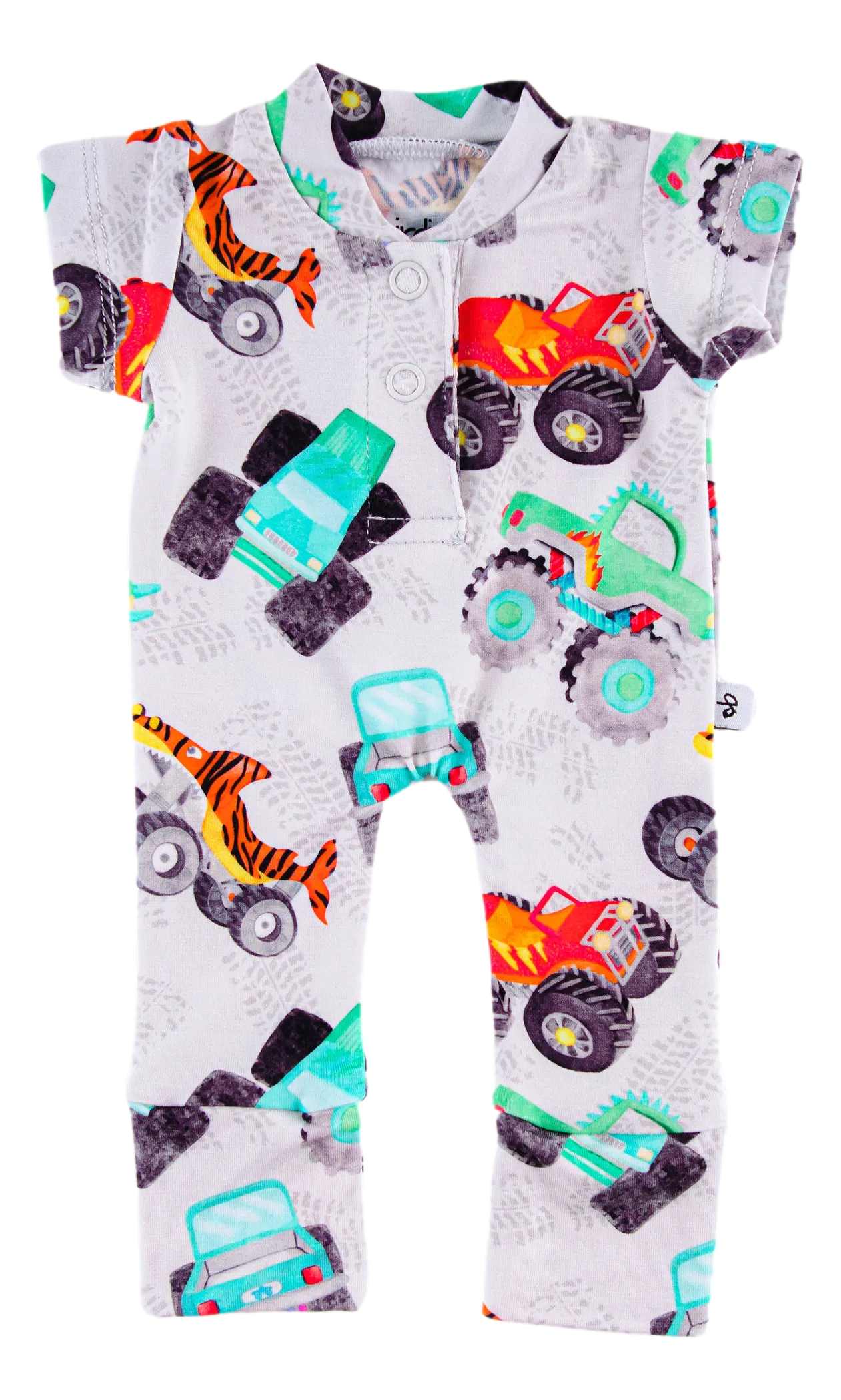 Birdie Bean Doll Romper - Tyler