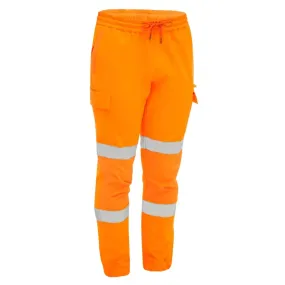 Bisley Flx & Move Orange Stretch Hi-Vis Joggers (Regular)