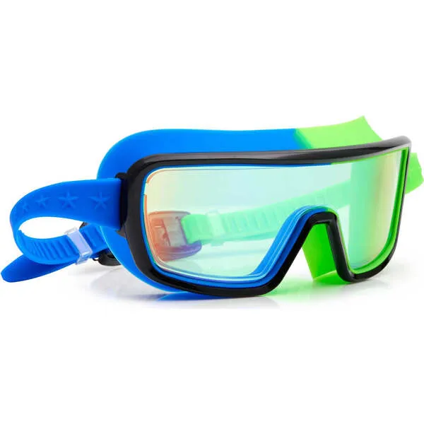 Bling2O Prismatic Swim Goggles, Cyborg Cyan