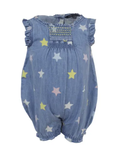 Blu & Blue Star Romper