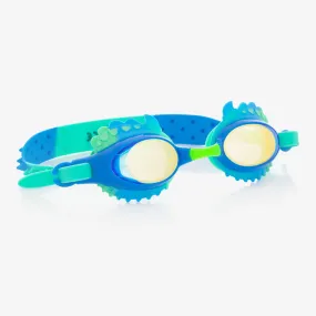 Blue & Green Dinosaur Swimming Goggles