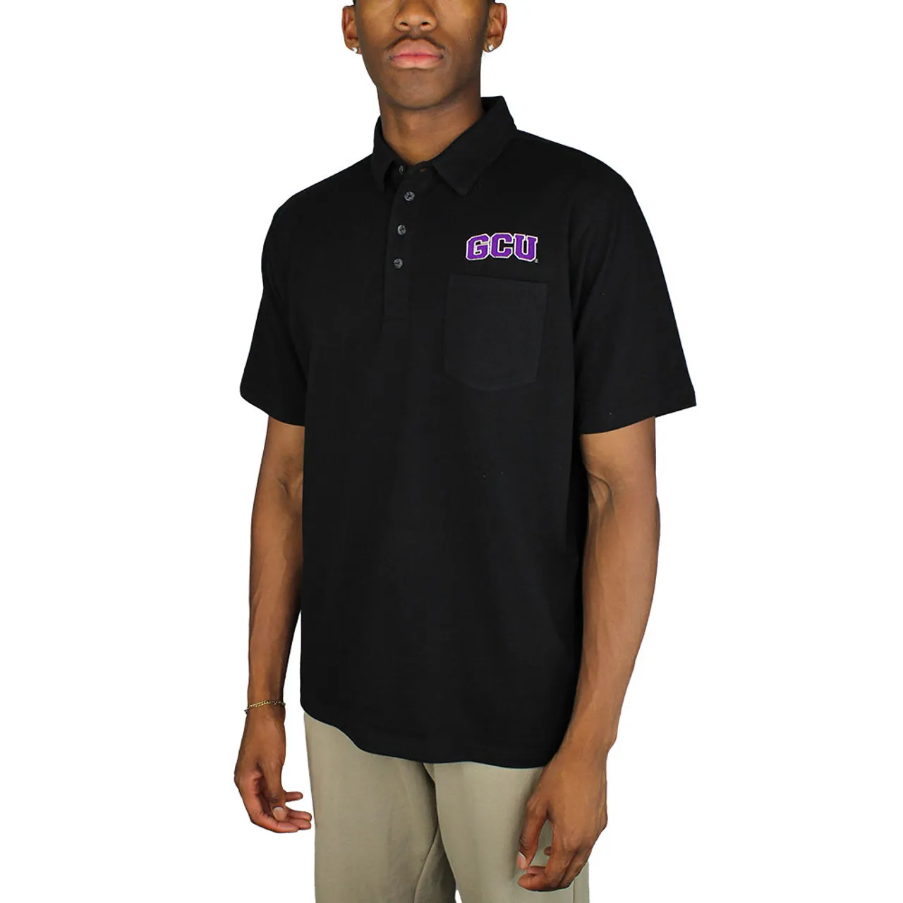 Boxercraft Men's Black Arched GCU Polo