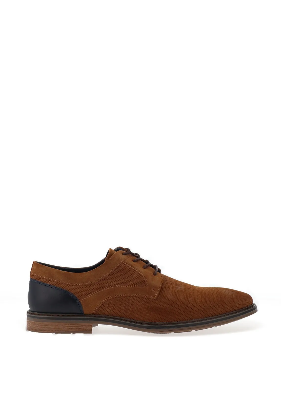 Brent Oamaru Textured Laced Shoes, Tan