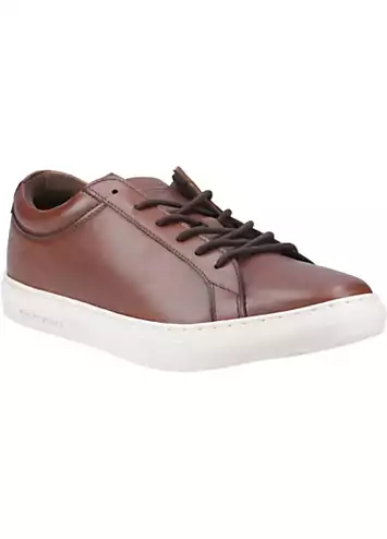 Brown Galaxy Leather Trainers by Jack & Jones | Look Again