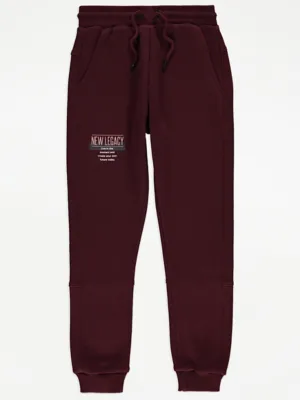 Burgundy New Legacy Sweatshirt and Joggers Set | Kids | George at ASDA