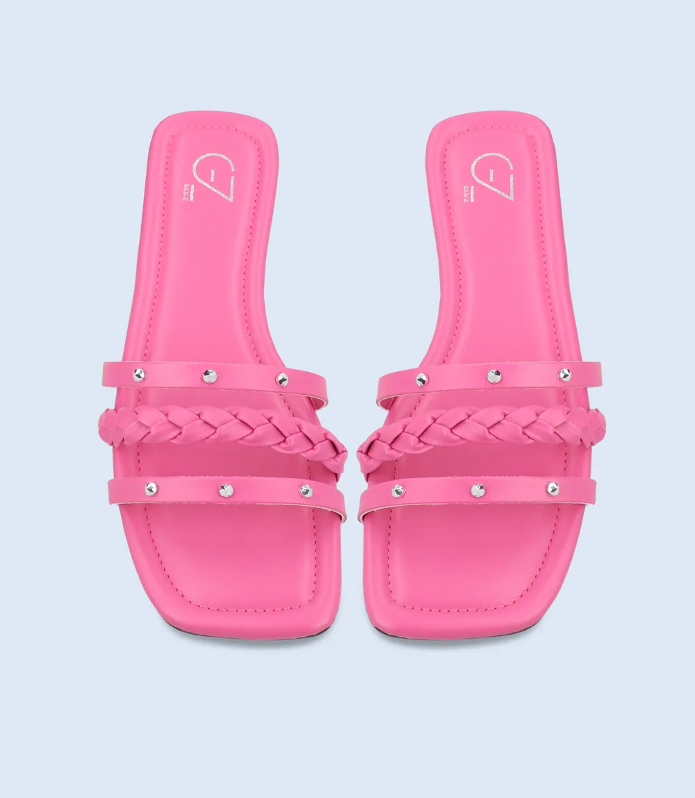 BW9473-PINK-Women Slipper