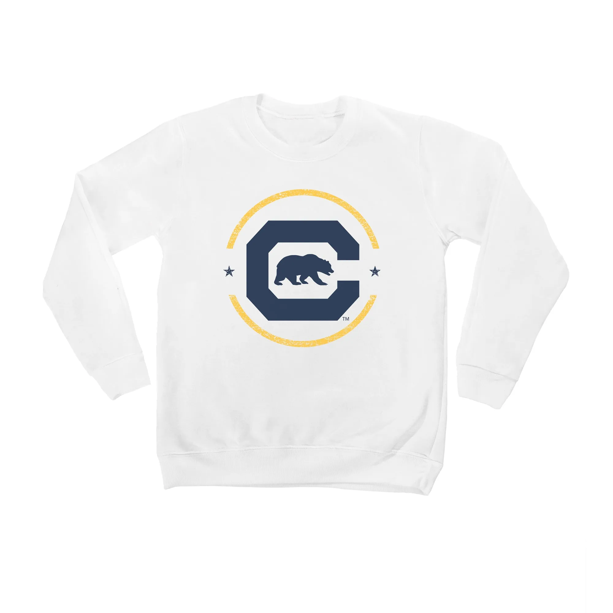 Cal Bears Youth White End Zone Pullover Sweatshirt