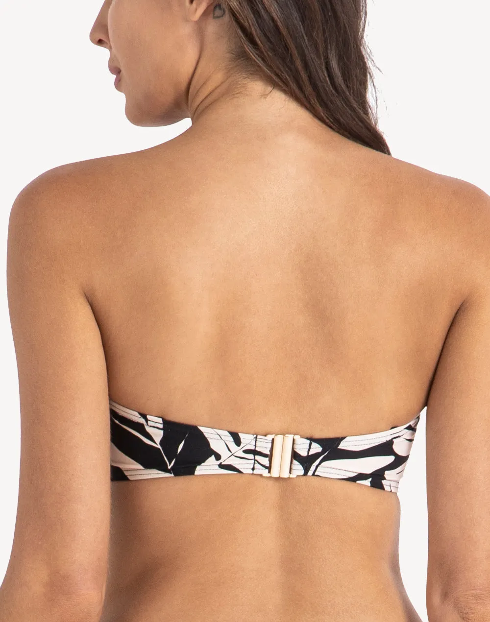 Camo D/DD Bandeau Bikini Top