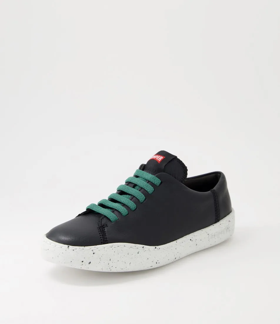 CAMPER Peu Touring Black Leather Sneakers