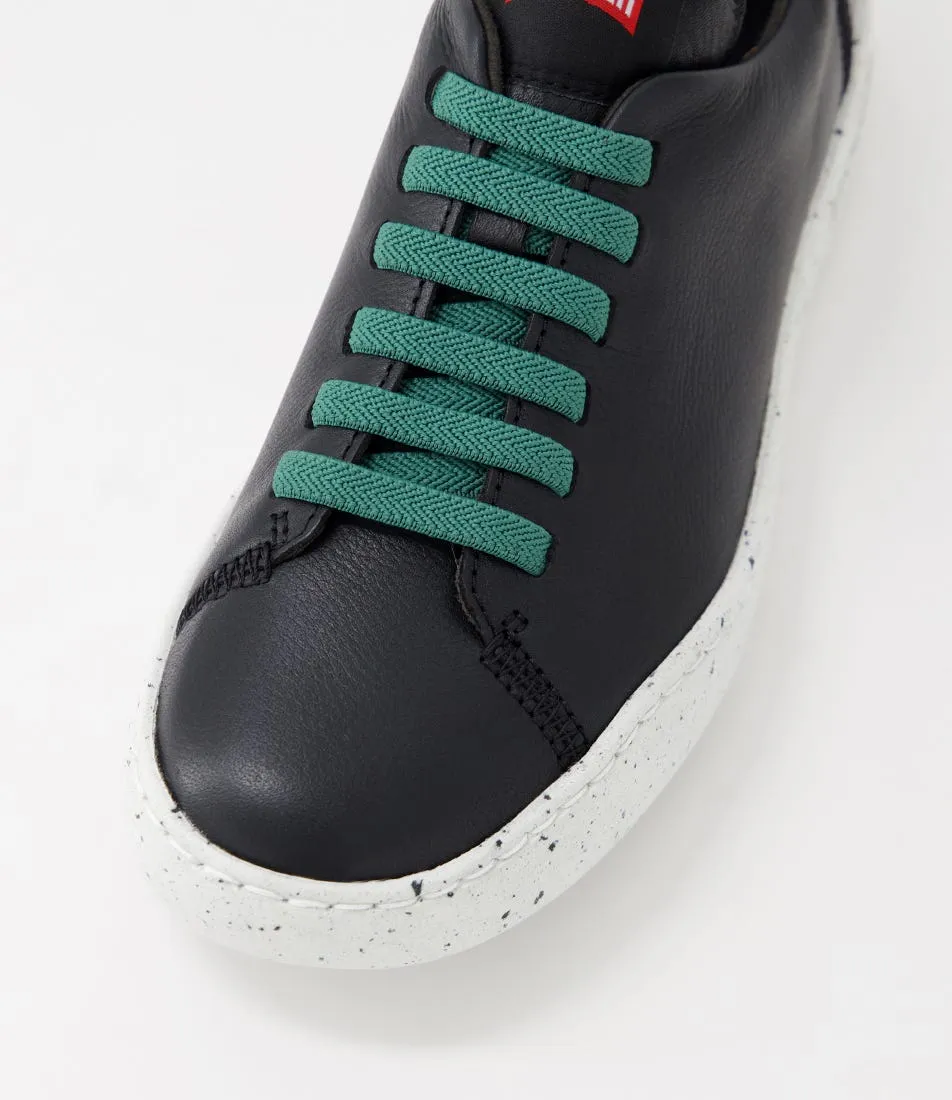 CAMPER Peu Touring Black Leather Sneakers