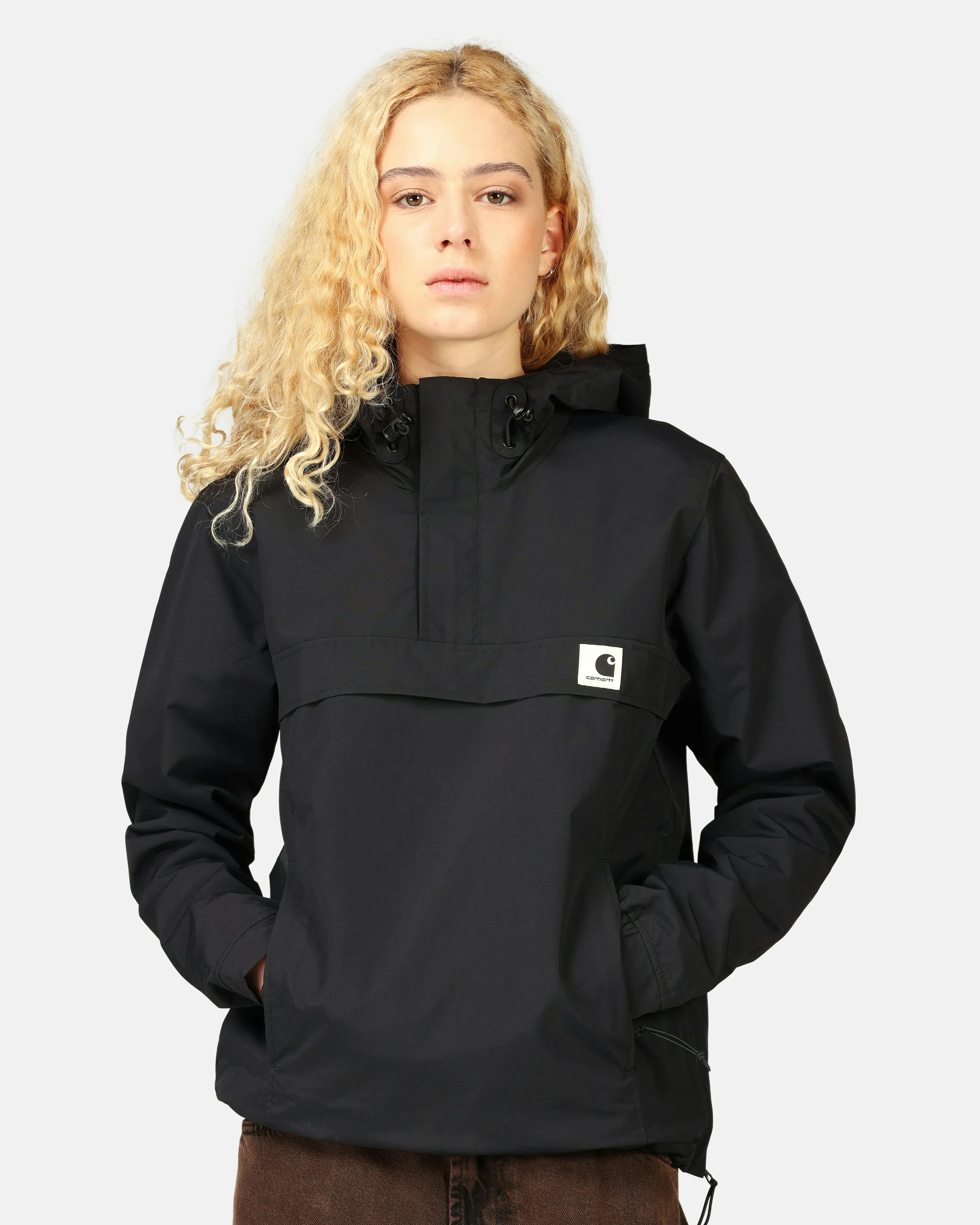 Carhartt Jacket - W' Nimbus Pullover (Winter) Black | Women | Junkyard