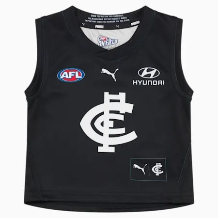 Carlton Football Club 2024 Replica HOME Guernsey - Infants 0-4 years | Dark Navy-PUMA White-CFC | PUMA Sports | PUMA 