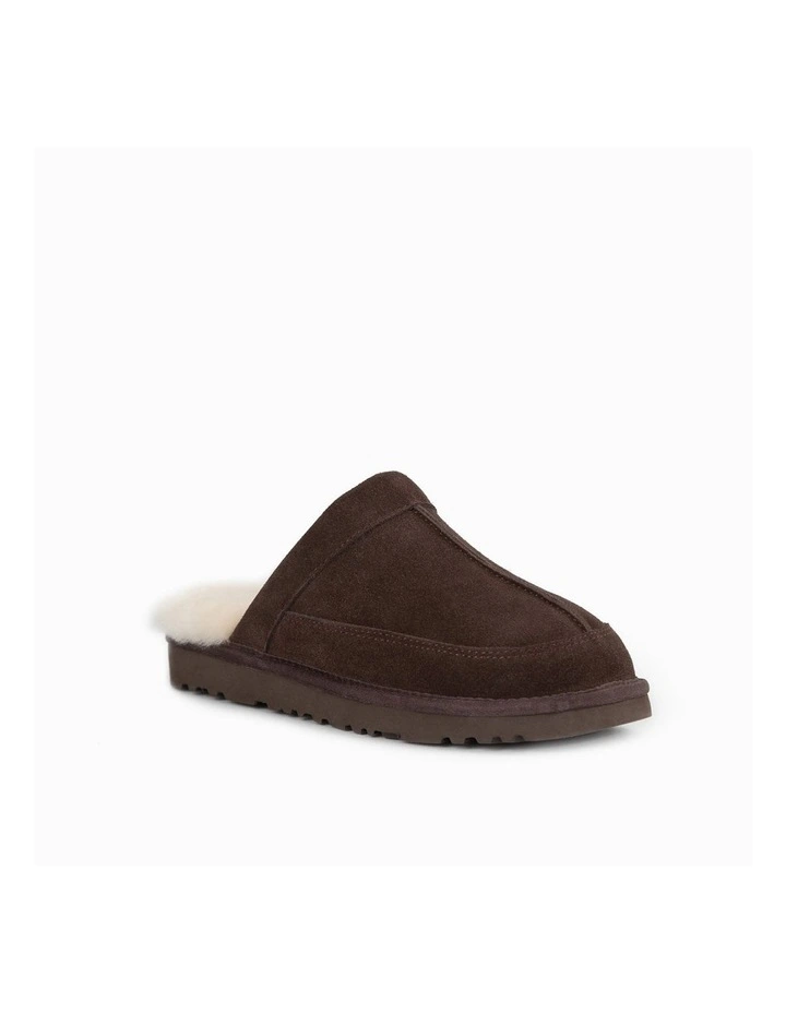 Carter Water Resistant Slipper in Chocolate